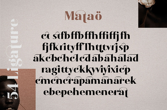 Mataö - Elegance Font Serif in Serif Fonts - product preview 6