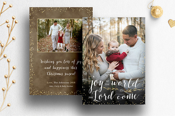 Christmas Card Psd Template Bundle in Card Templates - product preview 9