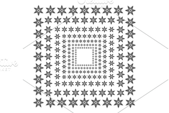snowflakes pattern brush in Patterns - product preview 2