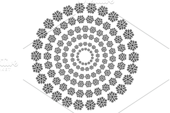 snowflakes pattern brush in Patterns - product preview 5