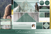 Succulent Forrest Website/Blog Kit