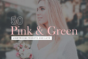 50 Pink & Green Lightroom Presets