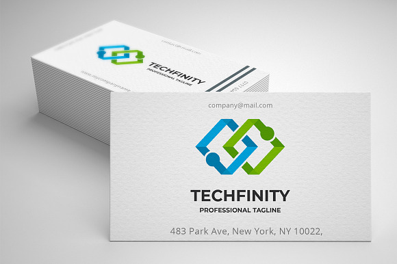 Technologic Infinity Logo in Logo Templates - product preview 1