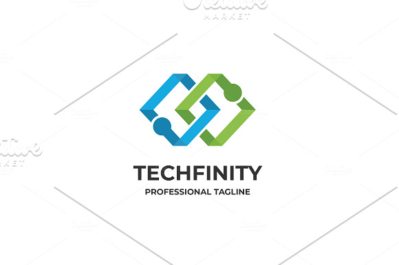Technologic Infinity Logo in Logo Templates - product preview 3