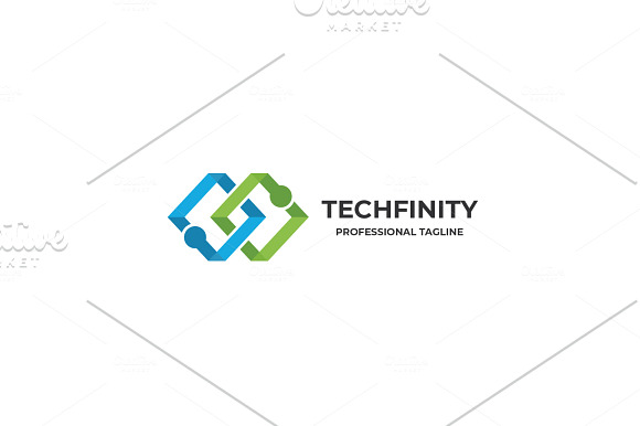 Technologic Infinity Logo in Logo Templates - product preview 4