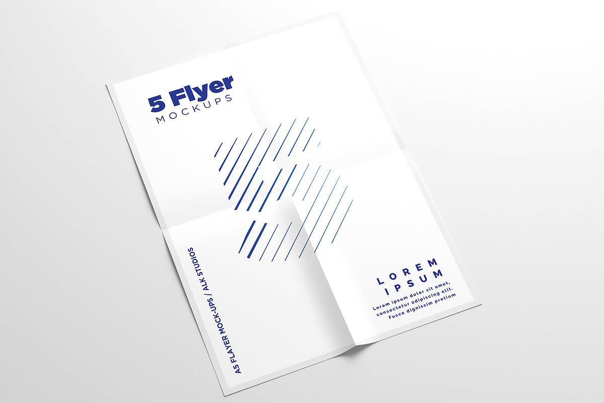 A5 Flyer Mock-Ups in Print Mockups - product preview 8