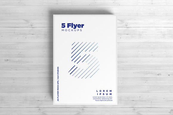 A5 Flyer Mock-Ups in Print Mockups - product preview 11
