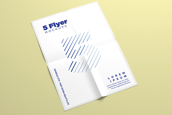 A5 Flyer Mock-Ups in Print Mockups - product preview 12