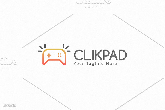 Gaming Click Pad Logo in Logo Templates - product preview 1