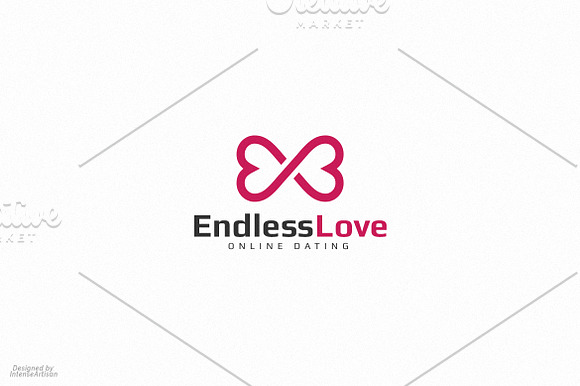 Infinite Heart Logo in Logo Templates - product preview 2