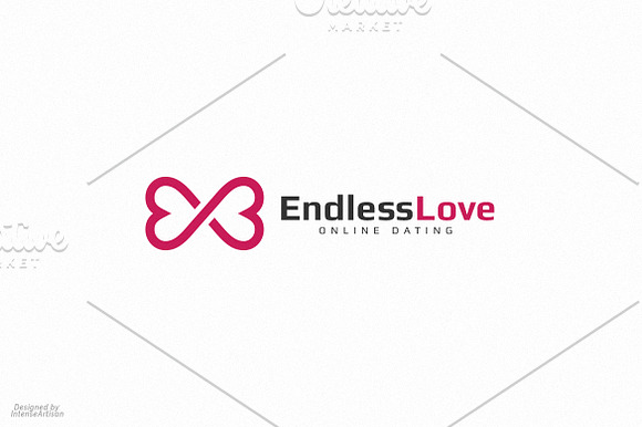 Infinite Heart Logo in Logo Templates - product preview 3
