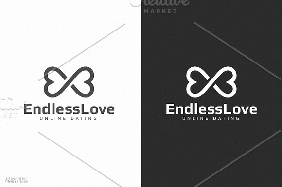 Infinite Heart Logo in Logo Templates - product preview 4