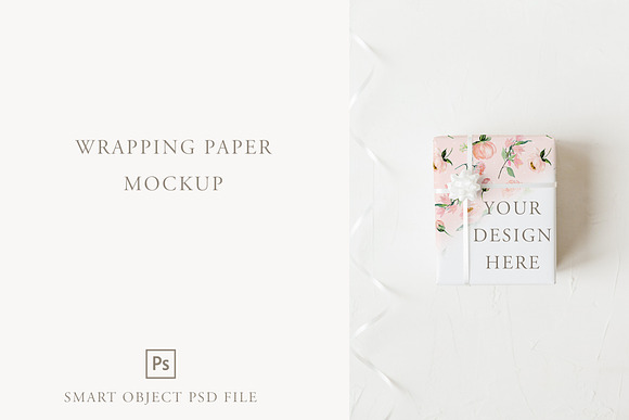 Wrapping Paper Mockup in Product Mockups - product preview 1