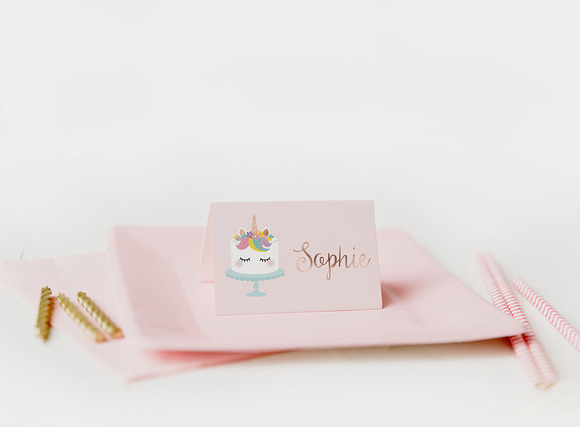 Party Place Card Mockup in Product Mockups - product preview 2