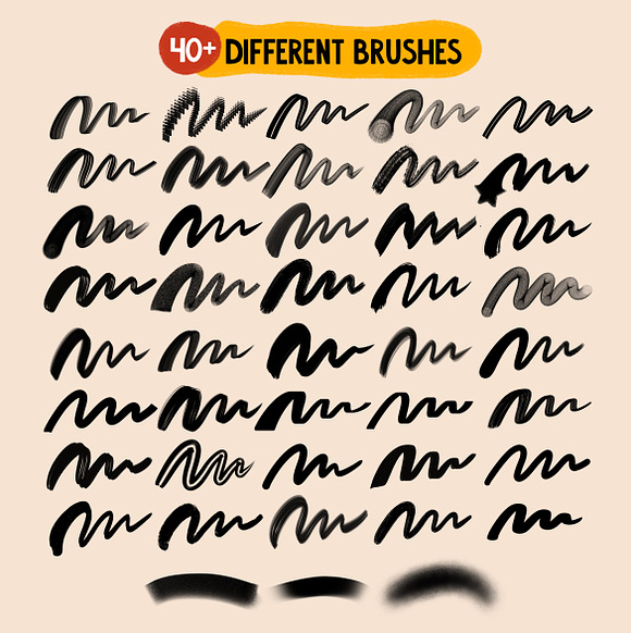 40+ Procreate Lettering Brushes in Add-Ons - product preview 2