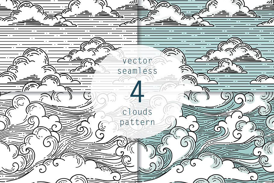 Clouds pattern in Patterns - product preview 8