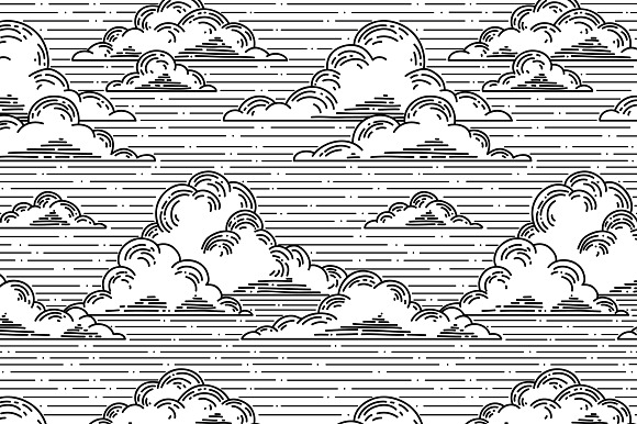 Clouds pattern in Patterns - product preview 1