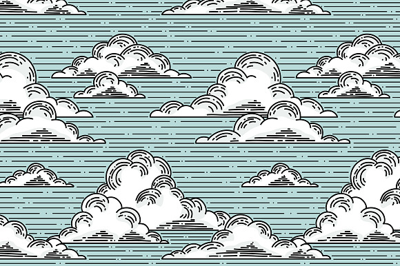 Clouds pattern in Patterns - product preview 2