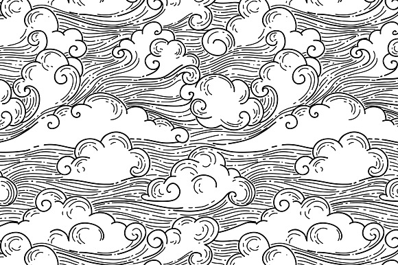 Clouds pattern in Patterns - product preview 3
