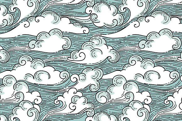Clouds pattern in Patterns - product preview 4
