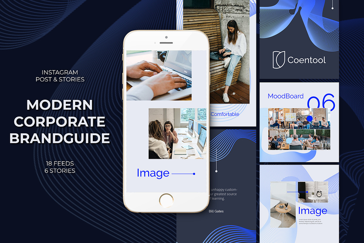 Modern Corporate Instagram Templates in Instagram Templates - product preview 8