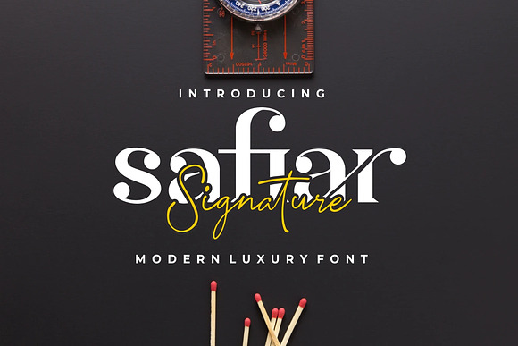 Safiar - Modern & Luxury Duo in Script Fonts - product preview 10