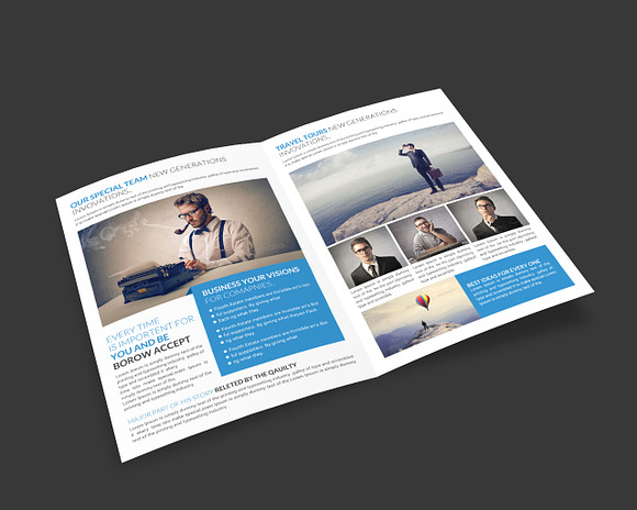 Corporate Business Brochure Template in Brochure Templates - product preview 2
