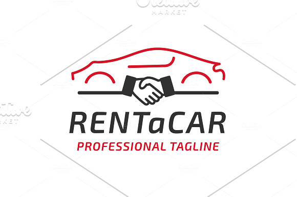Rent a Car Logo in Logo Templates - product preview 2