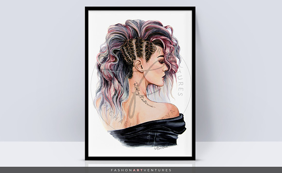 Rockstar- Hand-drawn art print in Illustrations - product preview 1