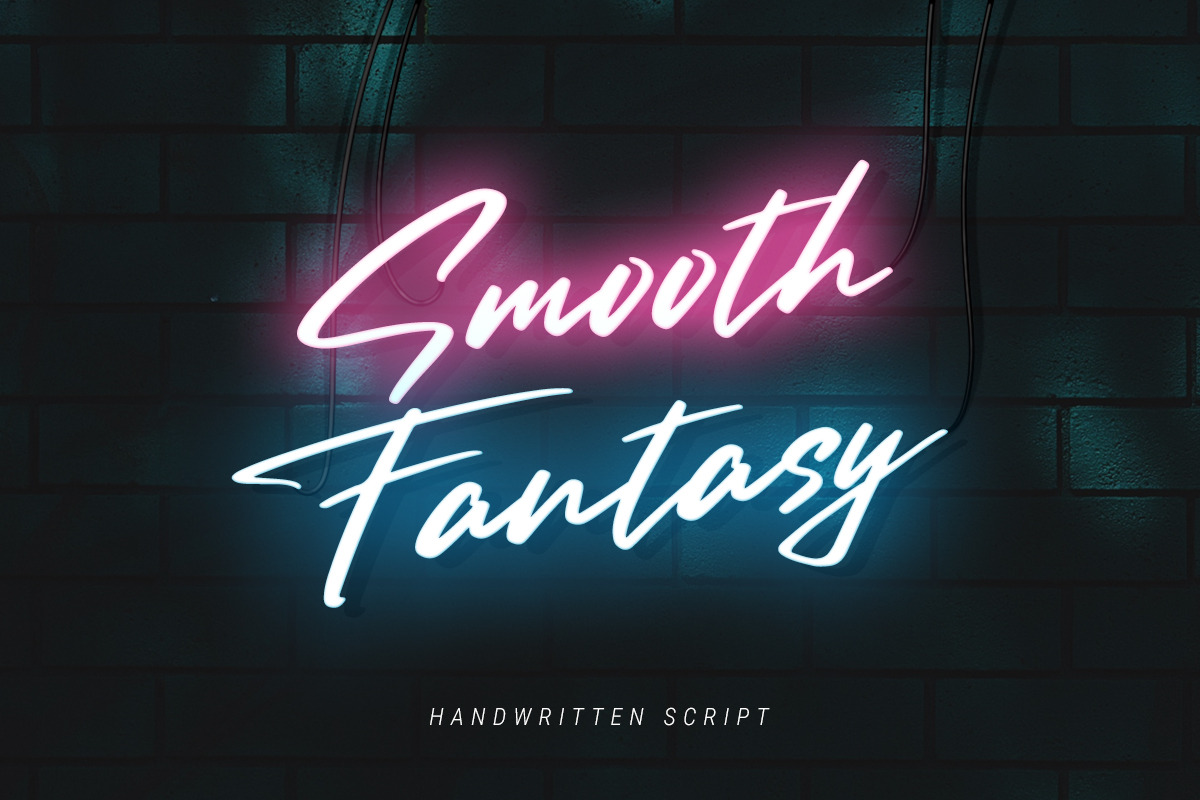 Smooth Fantasy Script in Script Fonts - product preview 8
