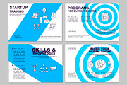 Startup training brochure template