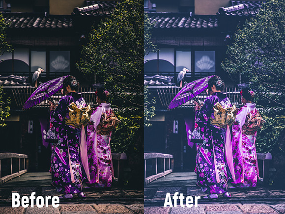 5 Lightroom Presets, Purple Rain in Add-Ons - product preview 1