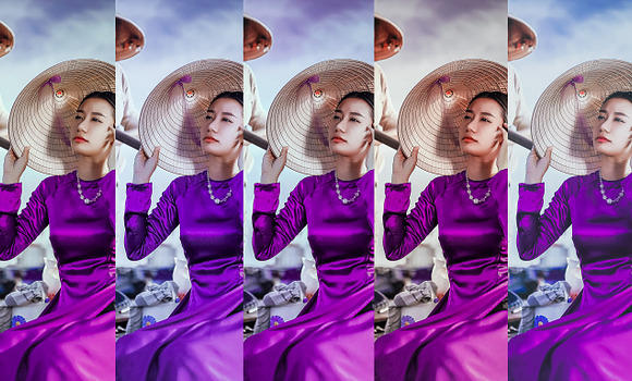 5 Lightroom Presets, Purple Rain in Add-Ons - product preview 2