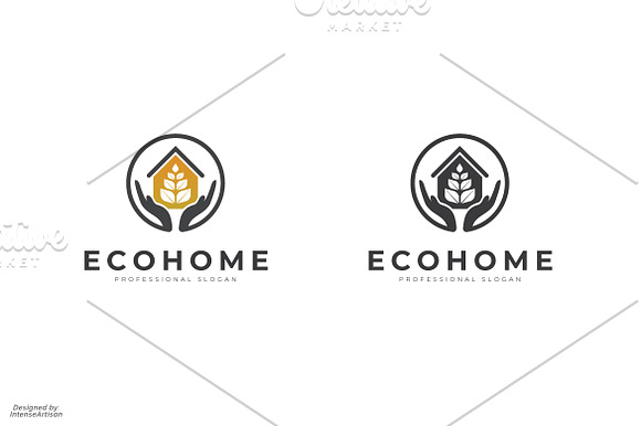 Eco Home Logo in Logo Templates - product preview 1