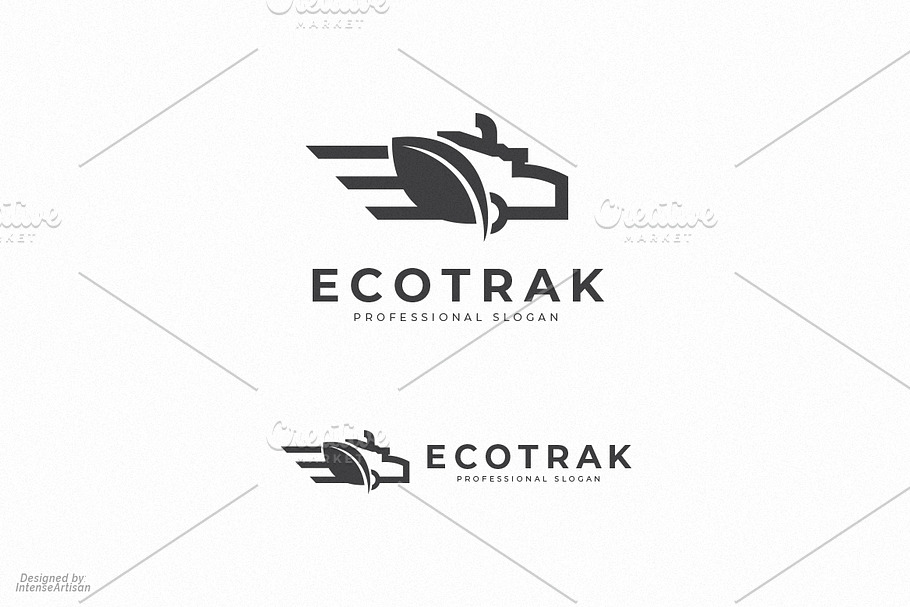 Eco Truck Logo in Logo Templates - product preview 8