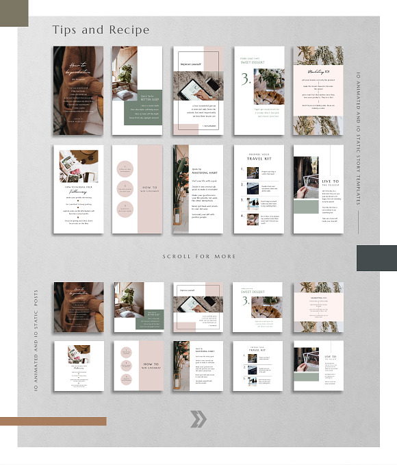 Bundle Basic Pack Animated -PS/CANVA in Instagram Templates - product preview 19