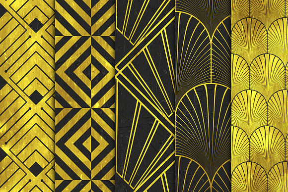 Art deco backgrounds in Graphics - product preview 1