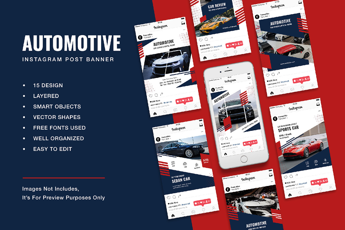Automotive Instagram Stories in Instagram Templates - product preview 8