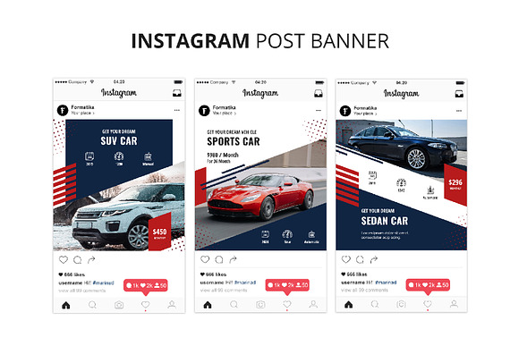 Automotive Instagram Stories in Instagram Templates - product preview 3