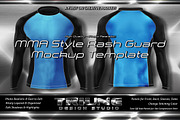 MMA Style Rash Guard Mockup Kit