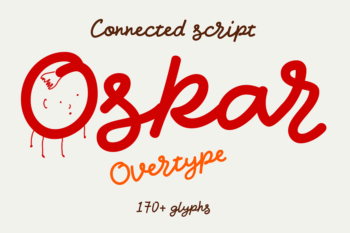 OT Oskar script font in Script Fonts - product preview 8