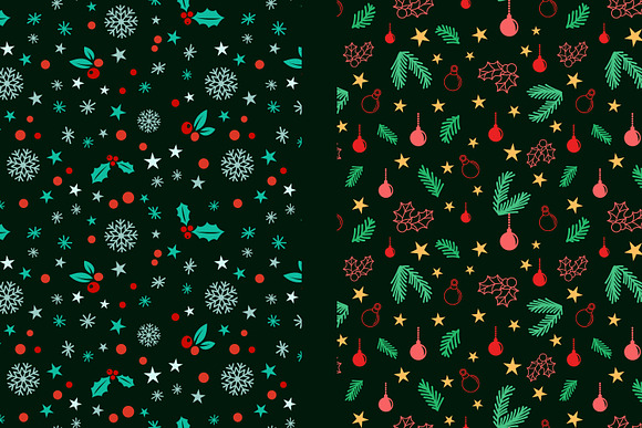 Christmas Patterns - 7 digital paper in Patterns - product preview 2