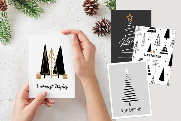 Scandinavian Christmas Trees & More in Illustrations - product preview 1