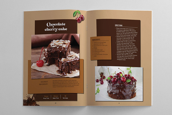 Recipe, Menu and Cookbook Template in Magazine Templates - product preview 6