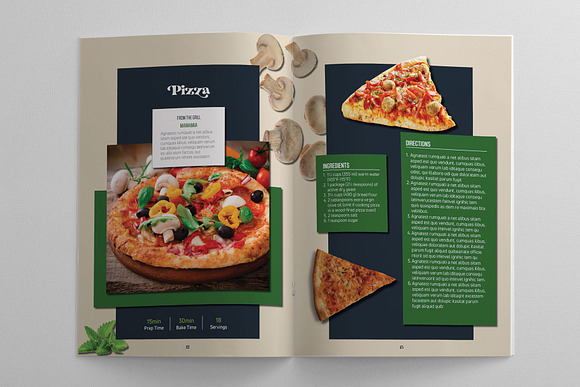 Recipe, Menu and Cookbook Template in Magazine Templates - product preview 7