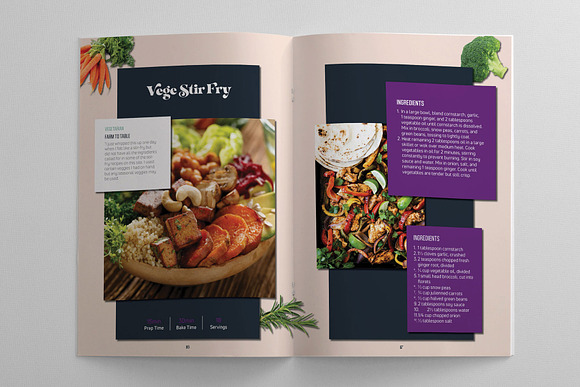 Recipe, Menu and Cookbook Template in Magazine Templates - product preview 9