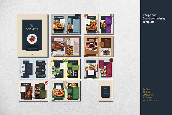 Recipe, Menu and Cookbook Template in Magazine Templates - product preview 11