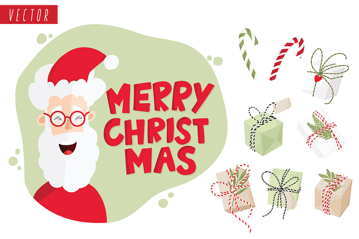 Christmas Vector Elements in Illustrations - product preview 8
