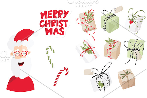 Christmas Vector Elements in Illustrations - product preview 1