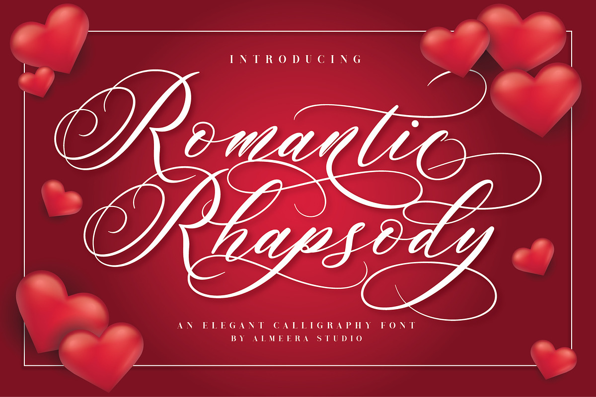 Romantic Rhapsody in Script Fonts - product preview 8